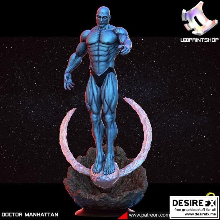 曼哈顿博士 3D打印模型|Doctor Manhattan