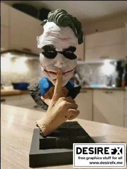 Joker Cara 3D打印模型|Joker Cara