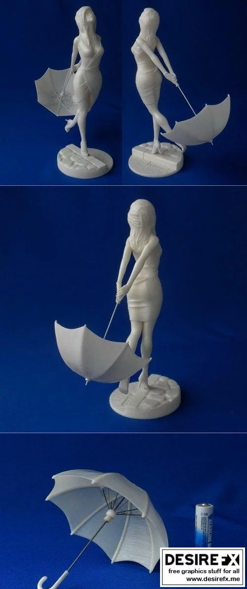 雨停之后：终焉之境·艾莉娅3D打印模型|The Rain Is Over