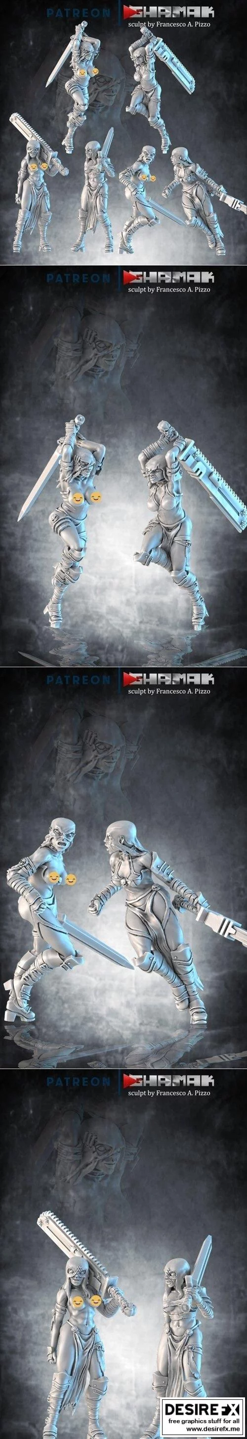 赎罪之妹 3D打印模型|Sister of Penance