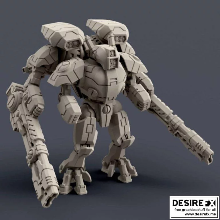 PiperMakes-鱼 suit XV8（危机装备）3D打印模型|PiperMakes-FishSuit XV8 (Crisis Suit)