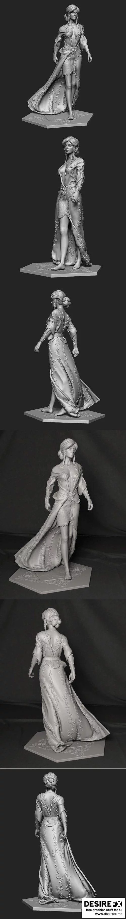 Triss-魔法少女小圆-晓美焰3D打印模型|Triss