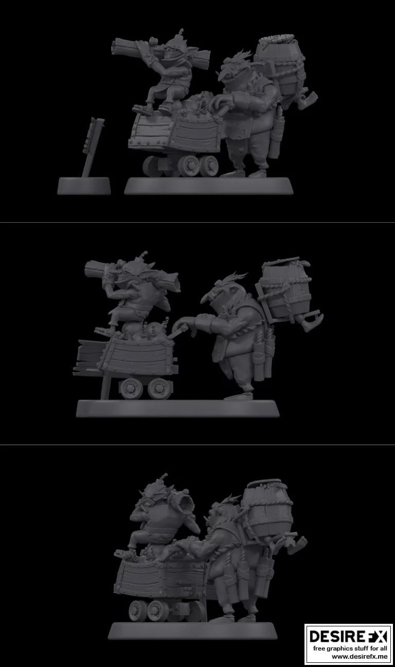 Dota 2 3D打印模型集|Dota 2 – Teches