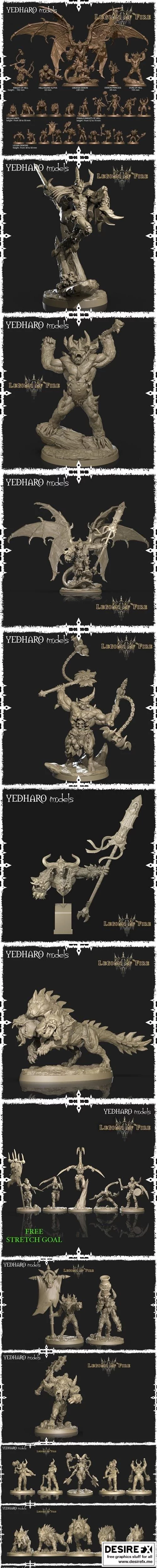 火之军团：3D打印模型集萃|Legion of Fire