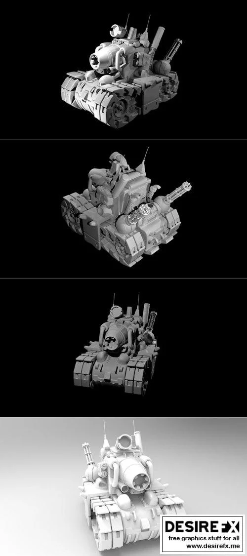 金属 Slug 车模|Metal Slug Tank