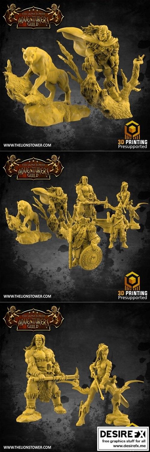 Dale英雄们3D打印模型集|Heroes of the Dale