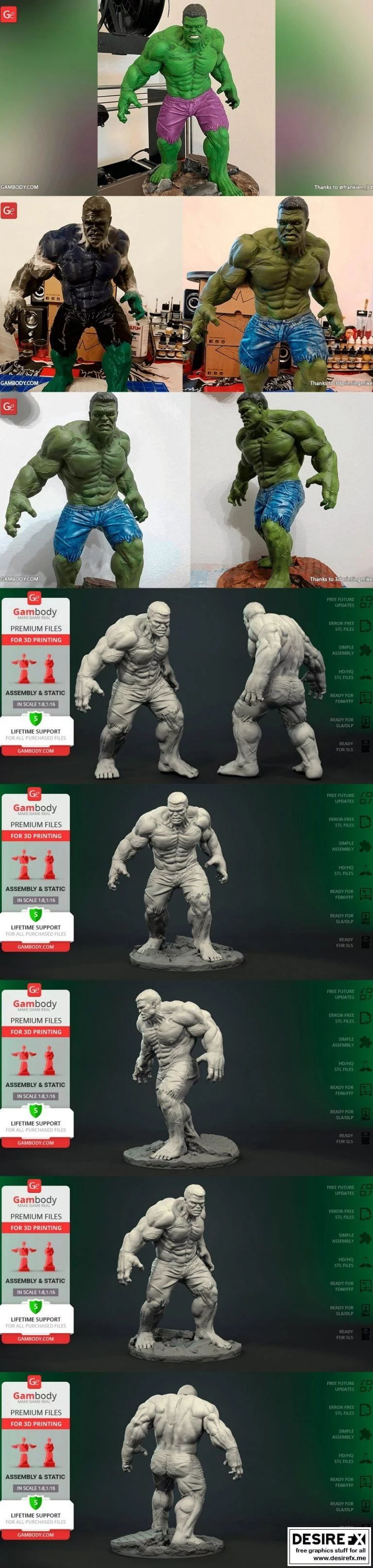 雷神：黑暗世界3D打印模型|Hulk Ragnarok