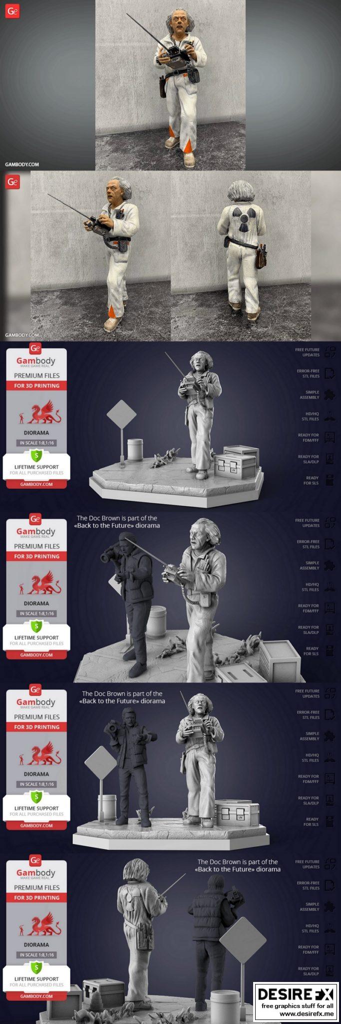 迪奥拉玛：回到未来-德克斯特|Back to the Future Diorama Doc Brown