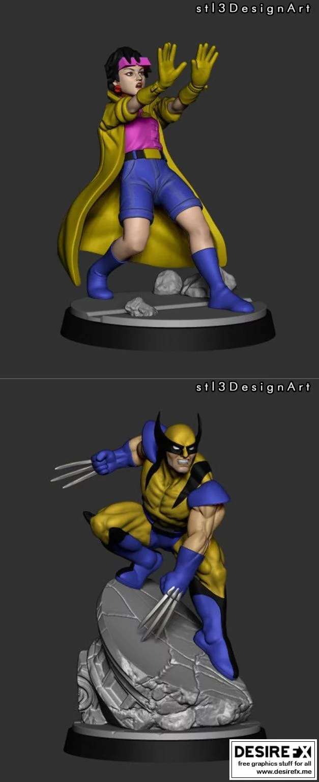 Marvel危机协议 90年代X战警 3D打印模型|Marvel Crisis Protocol 90s X-Men