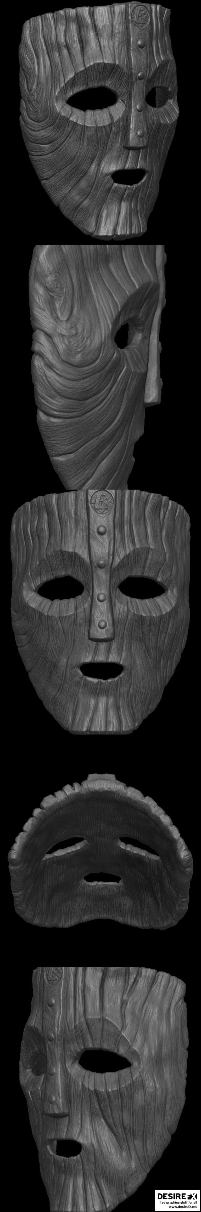 洛基面具 3D打印模型|Loki Mask from the movie The Mask