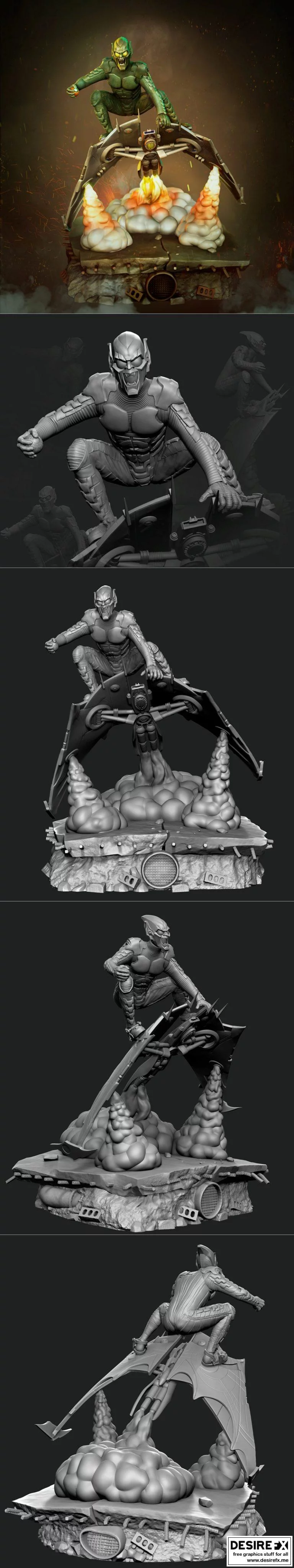 绿妖鬼 Raimi 3D打印模型|Green Goblin Raimi