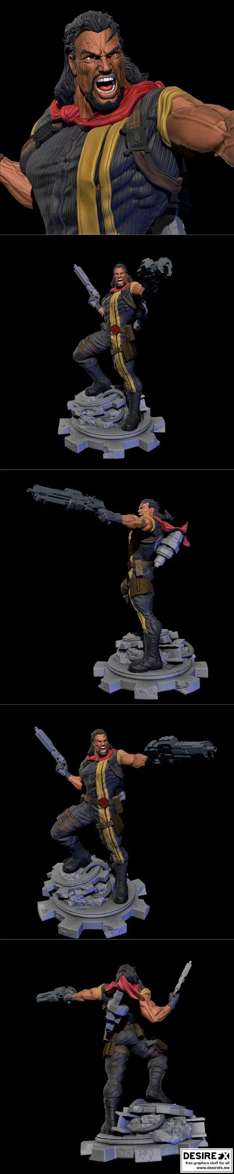 Bishop中的作品与角色3D打印模型集|Bishop