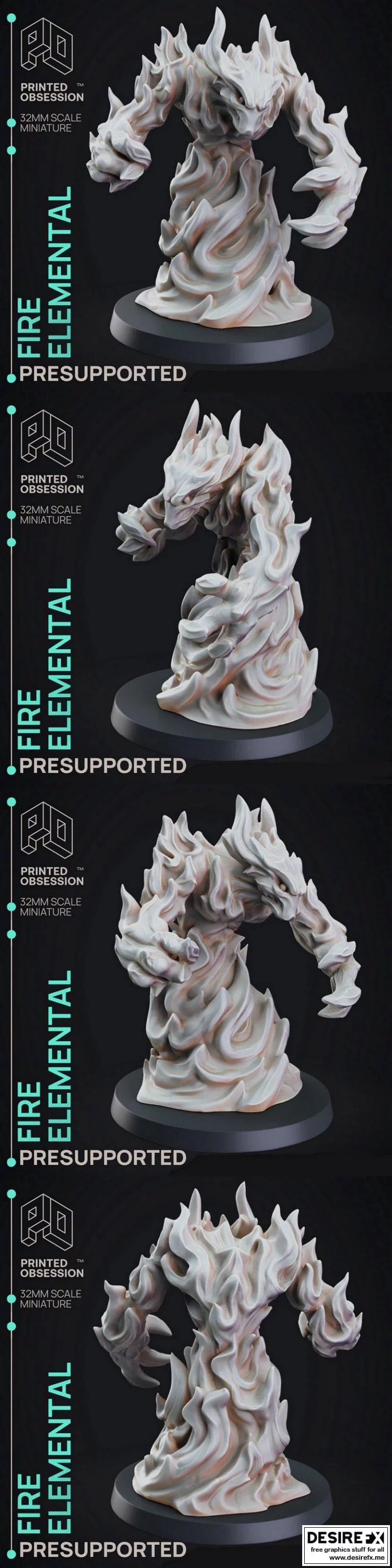 元素之力 – 火焰之魂 3D打印模型|Elemental – Fire