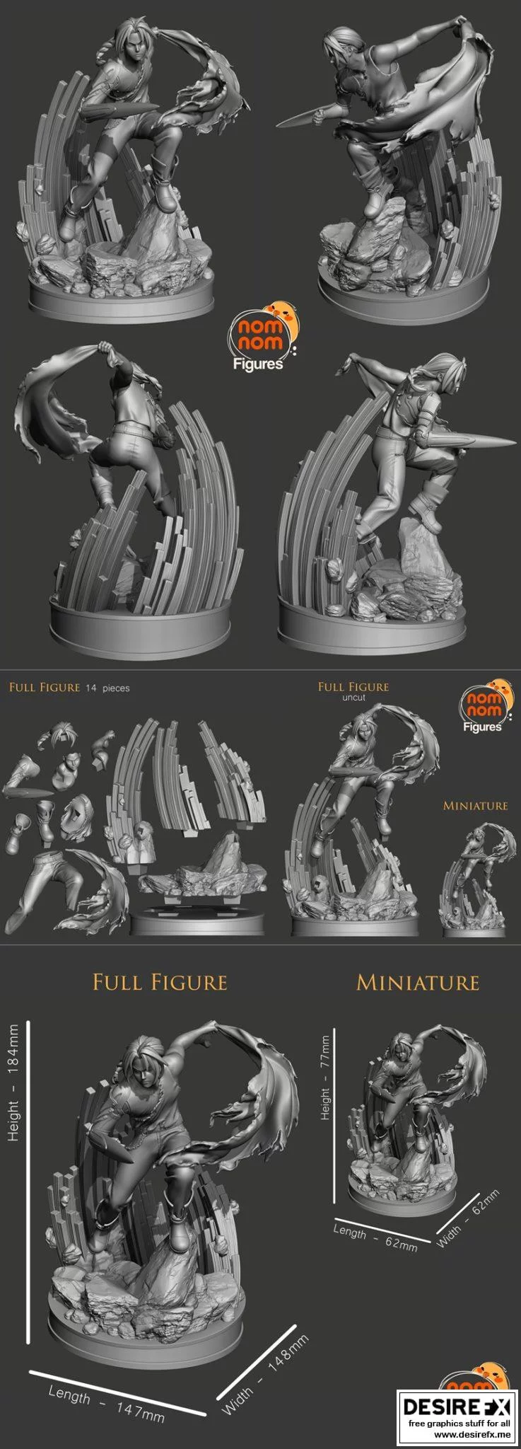 全职猎人 3D打印模型集|Edward Elric – Fullmetal Alchemist