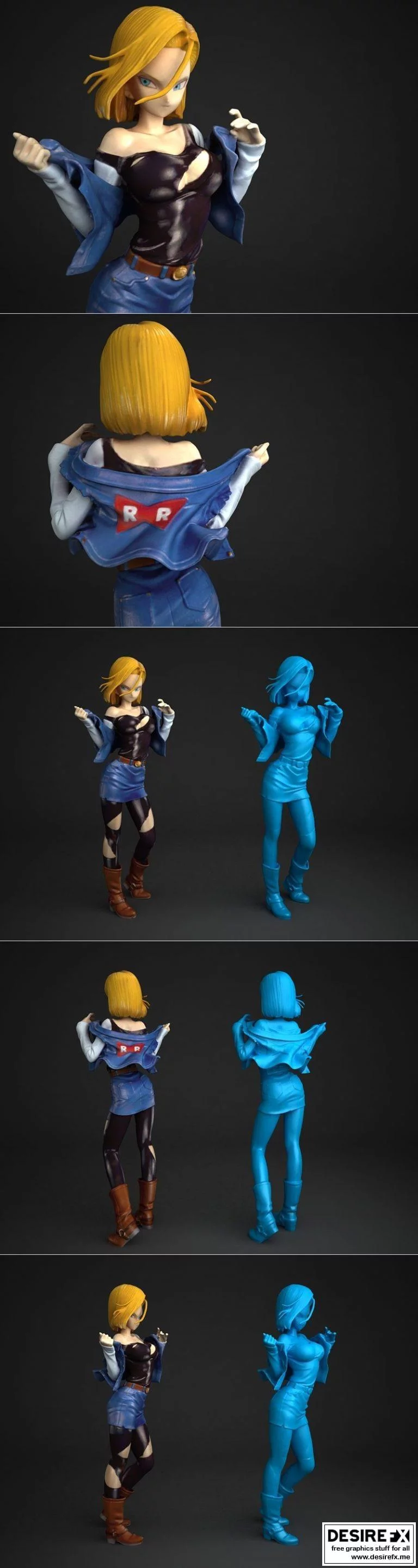 Android 18 3D打印模型|Android 18
