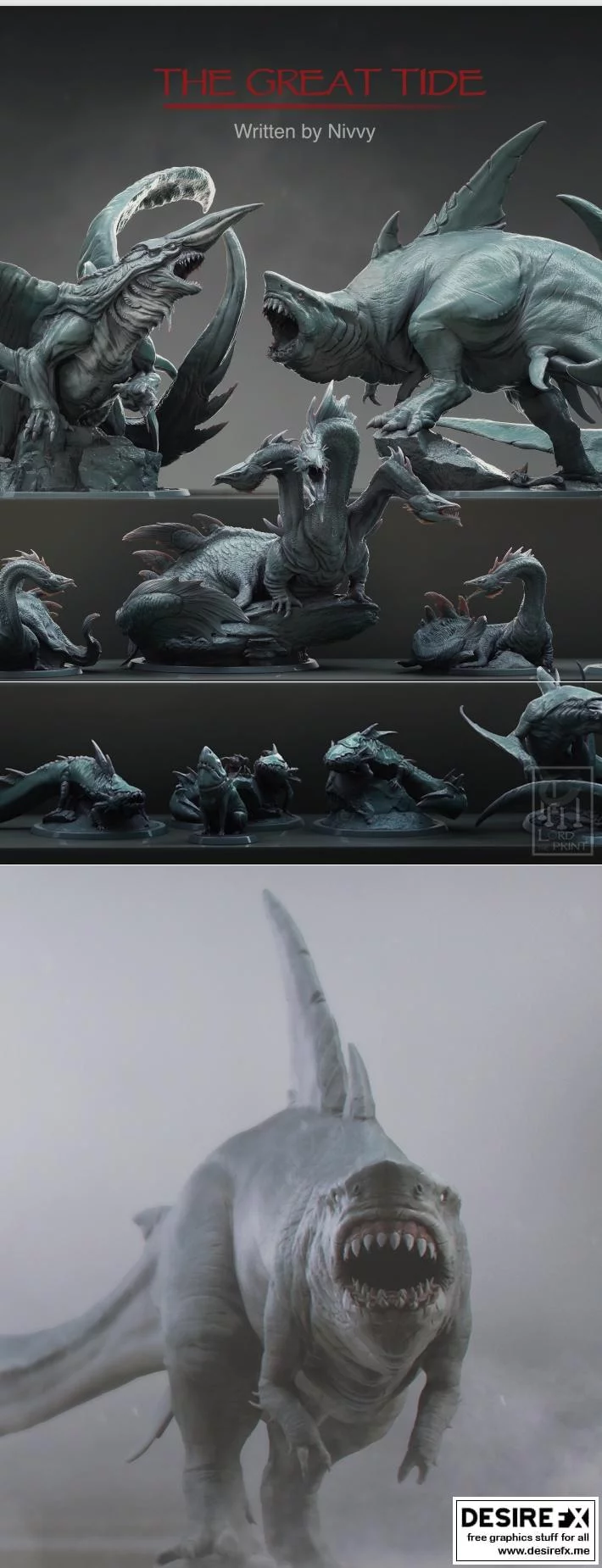 伟大浪潮 2021年 《原神》——行秋 3D打印模型|Great Tide January 2021