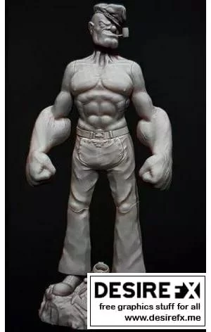 Popeye 3D打印模型集|Popeye