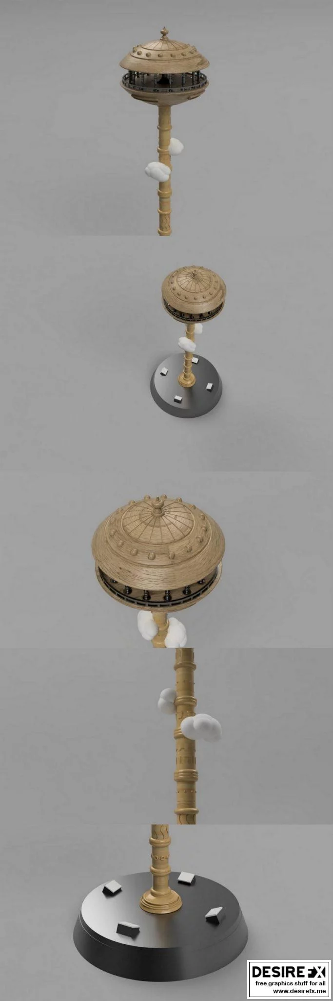 Korin Tower 3D打印模型集：动漫角色立体呈现|Korin Tower