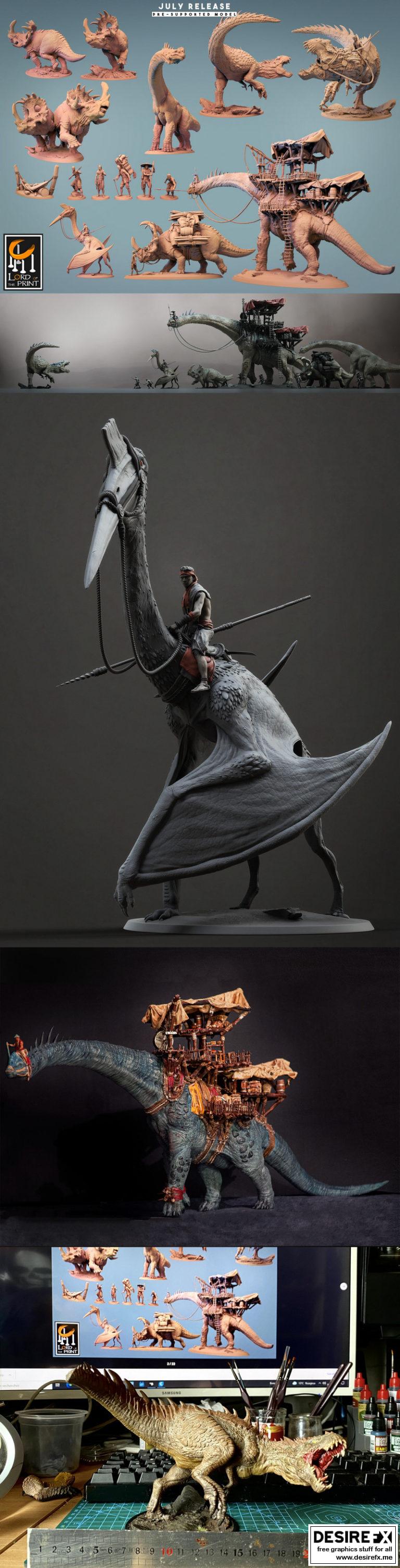 7月发售《DINOTOPIA》3D打印模型|July release “DINOTOPIA” – by Lord of the Print