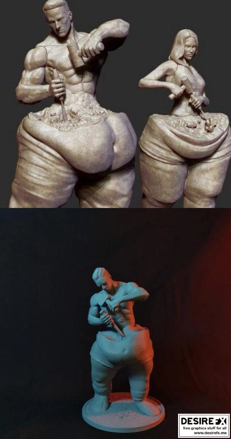 自我塑形身体：赛博朋克2077-艾黛琳-3D打印模型|Self Sculpt Body