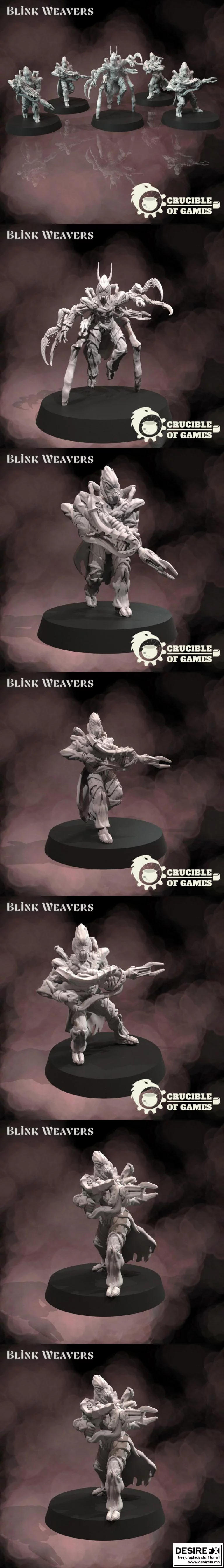 Blink Weavers – 危机熔炉 3D打印模型|Blink Weavers – Crucible of Games