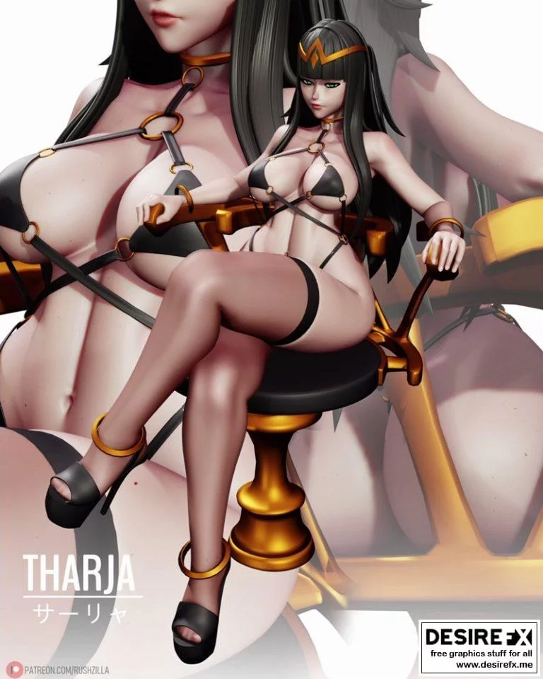 Rushzilla – 3D打印模型集：Tharja角色精细复刻|Rushzilla – Tharja