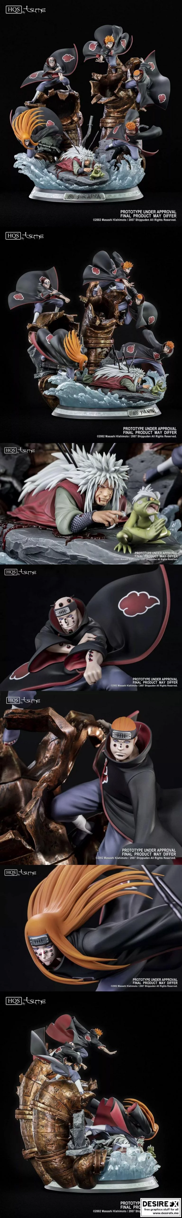 鬼灭之刃 无惨 3D打印模型|Akatsuki from Naruto