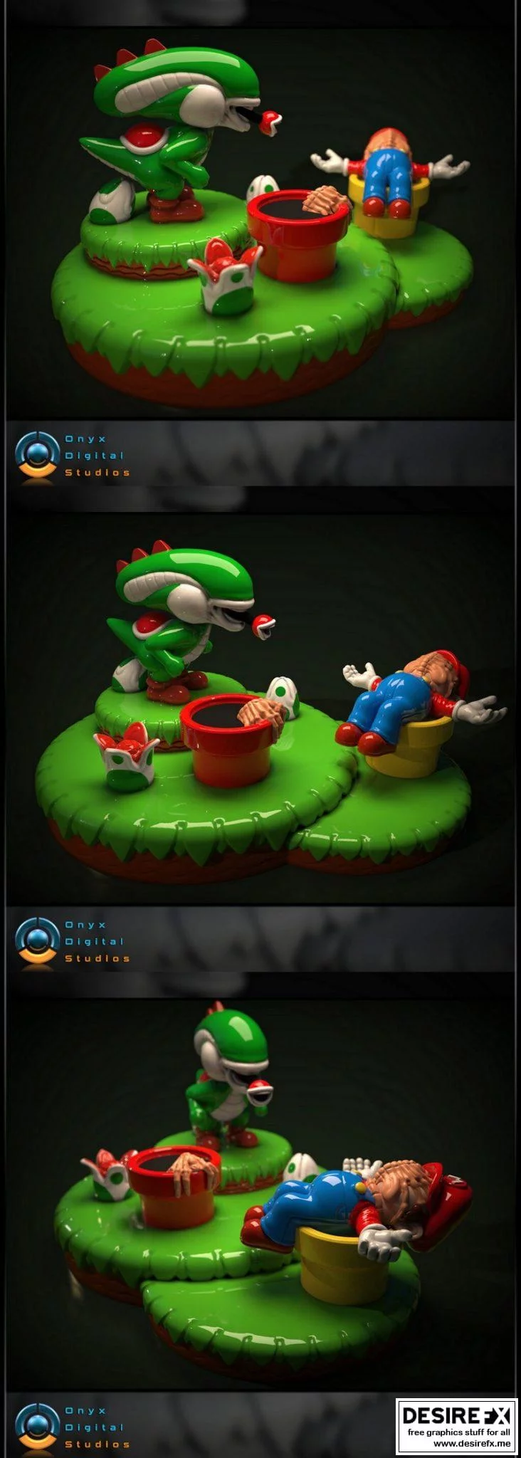 异星之境：小黄鸡3D打印模型|Yoshi Xeno