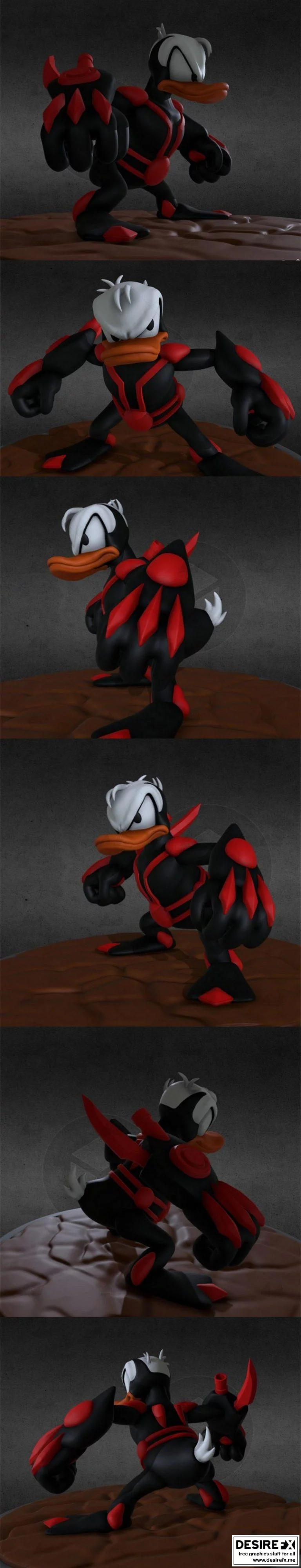 Paperinik-纸片人-小纸人3D打印模型|Paperinik