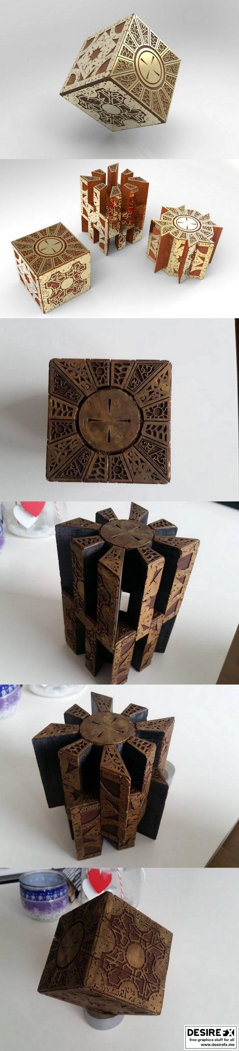 Hellraiser Box - 哈利·雷瑟 - 女性角色3D打印模型|Hellraiser Box