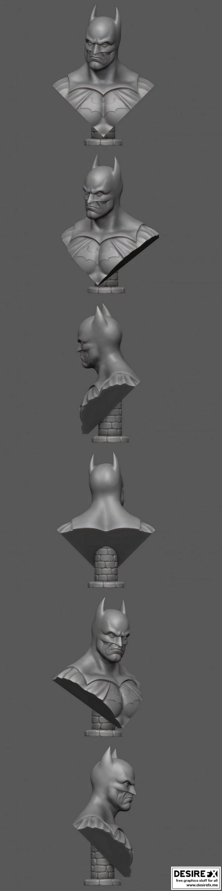 蝙蝠侠3D打印模型|Batman Bust