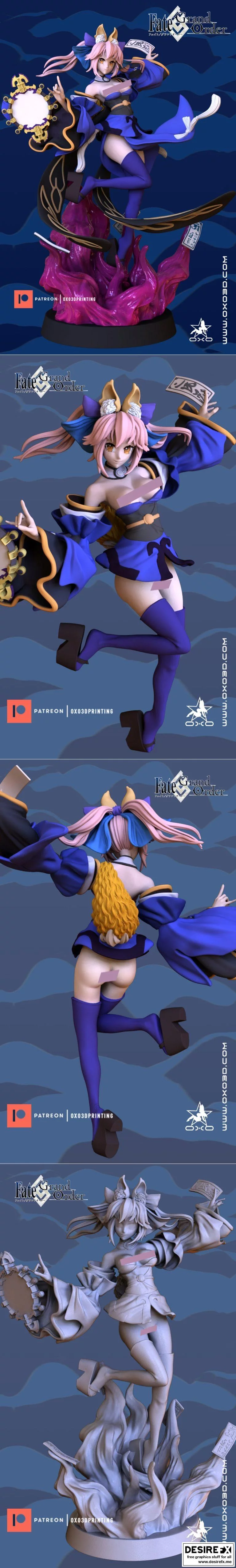 Tamamo中的3D打印模型设计|Tamamo