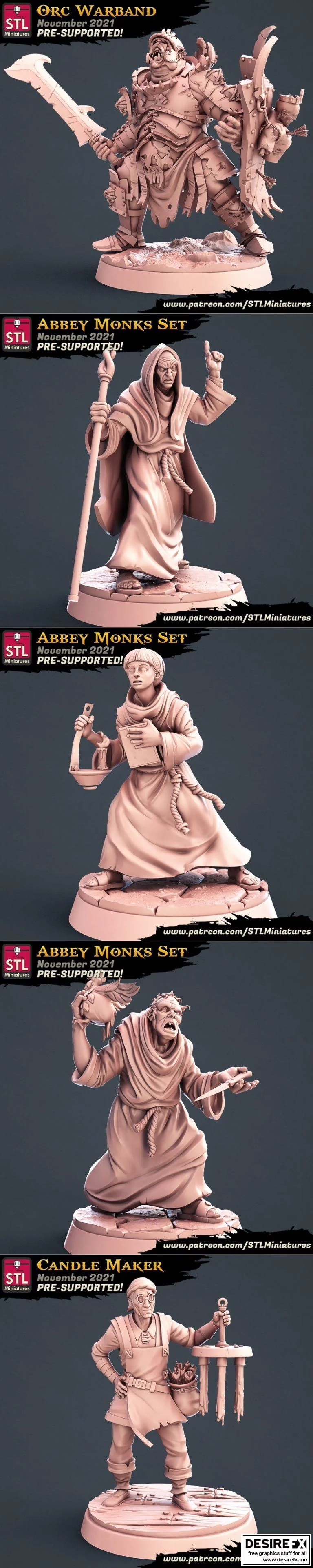 STL迷你模型 – 《复仇者联盟》钢铁侠 3D打印模型|STL Miniatures – November 2021