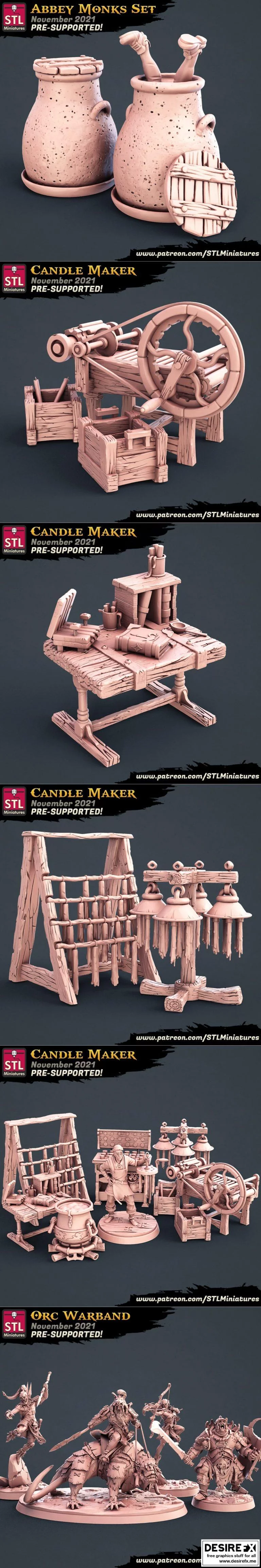 STL迷你模型 – 《复仇者联盟》钢铁侠 3D打印模型|STL Miniatures – November 2021