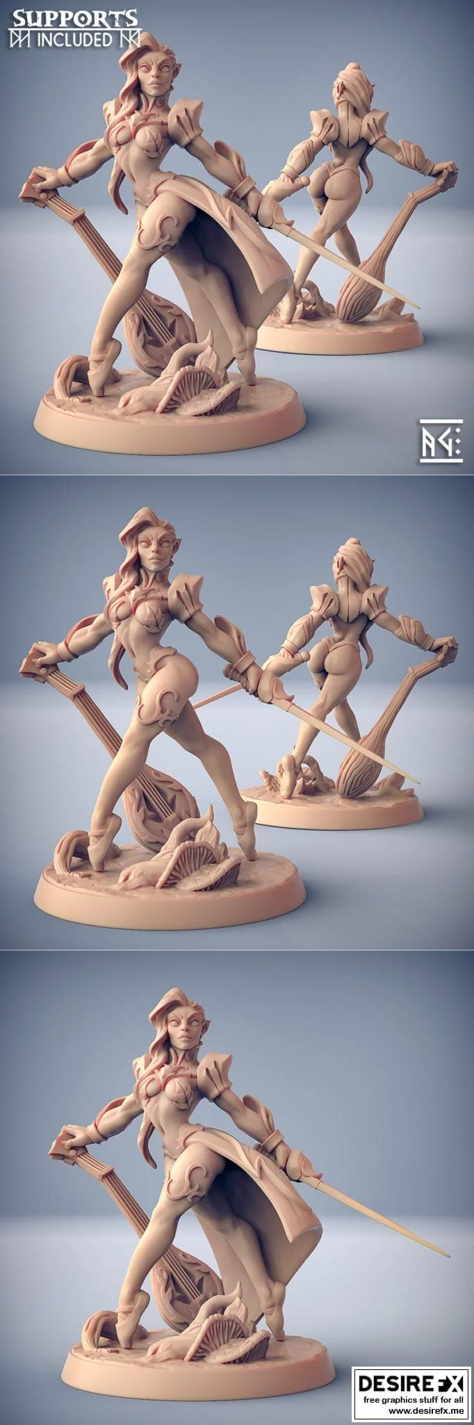 Kilia的芭蕾舞姬3D打印模型|Kilia the Ballet Queen