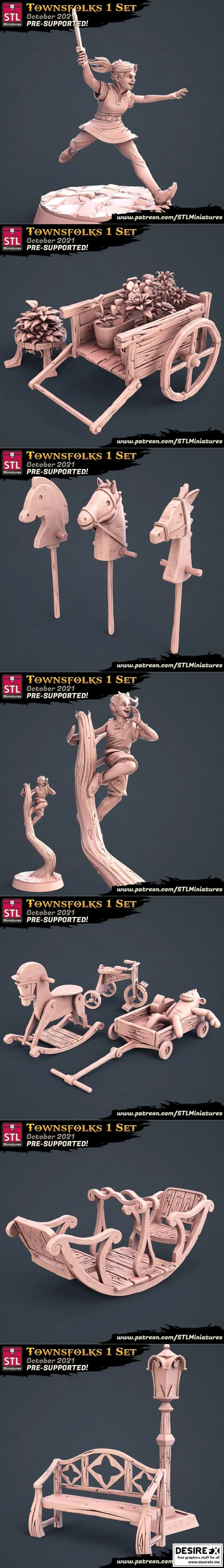 STL迷你模型 – 《奥特曼》小怪兽3D打印模型|STL Miniatures – October 2021