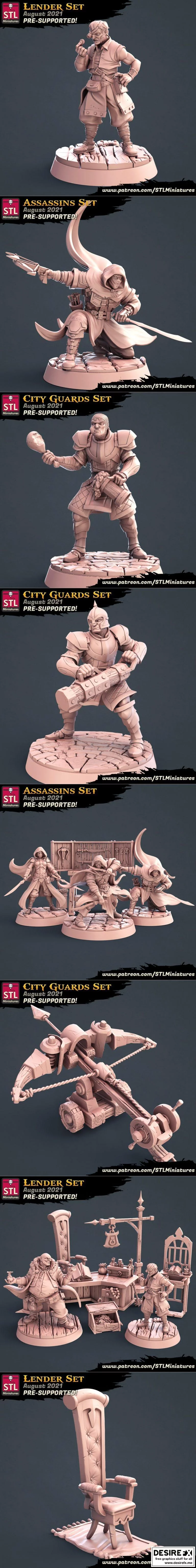 STL迷你模型 – 《奥特曼》小怪兽3D打印模型|STL Miniatures – August 2021