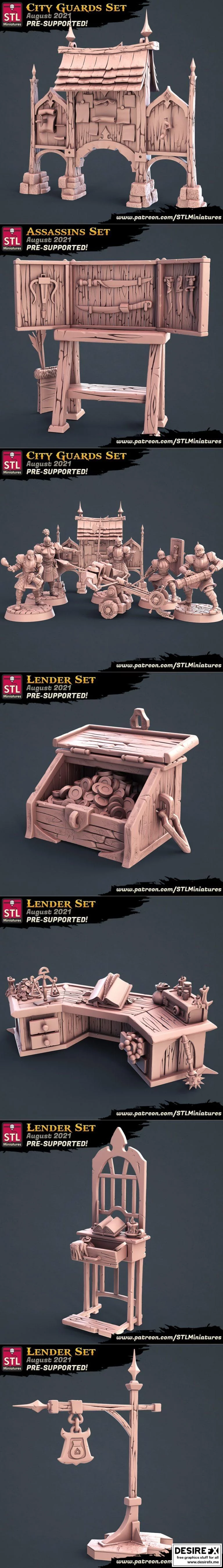 STL迷你模型 – 《奥特曼》小怪兽3D打印模型|STL Miniatures – August 2021