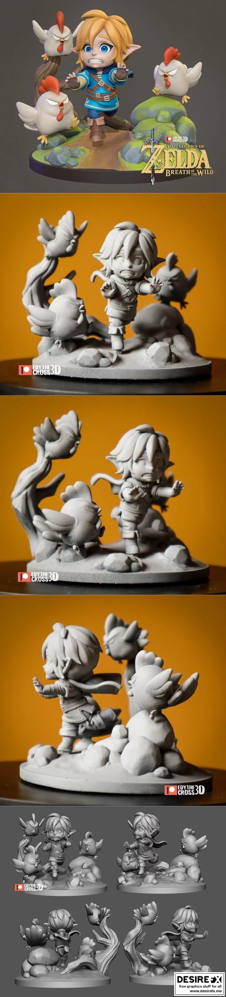 塞尔达传说：旷野之息 - 风神龙模型|Link – Zelda Breath of the Wild