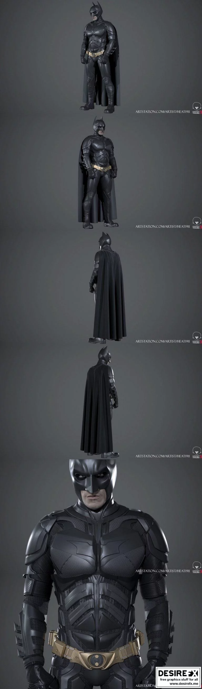 蝙蝠侠3D打印模型|The Dark Knight Batman