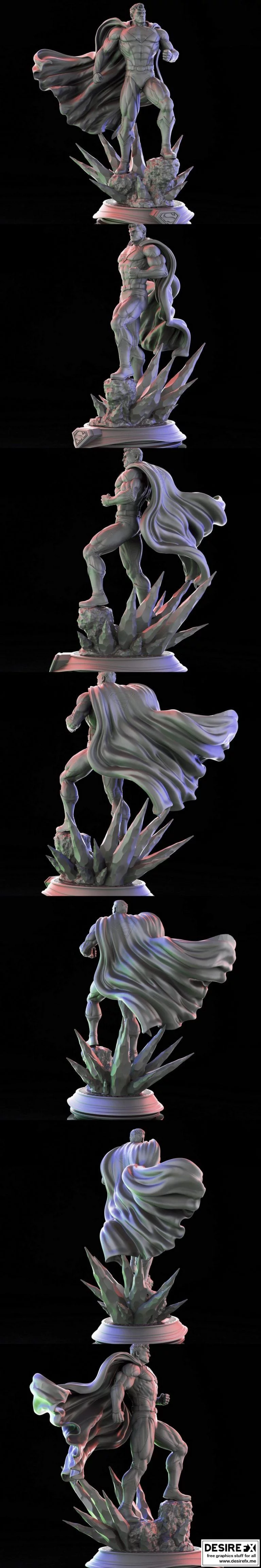 超级英雄主题3D打印模型集|Superman