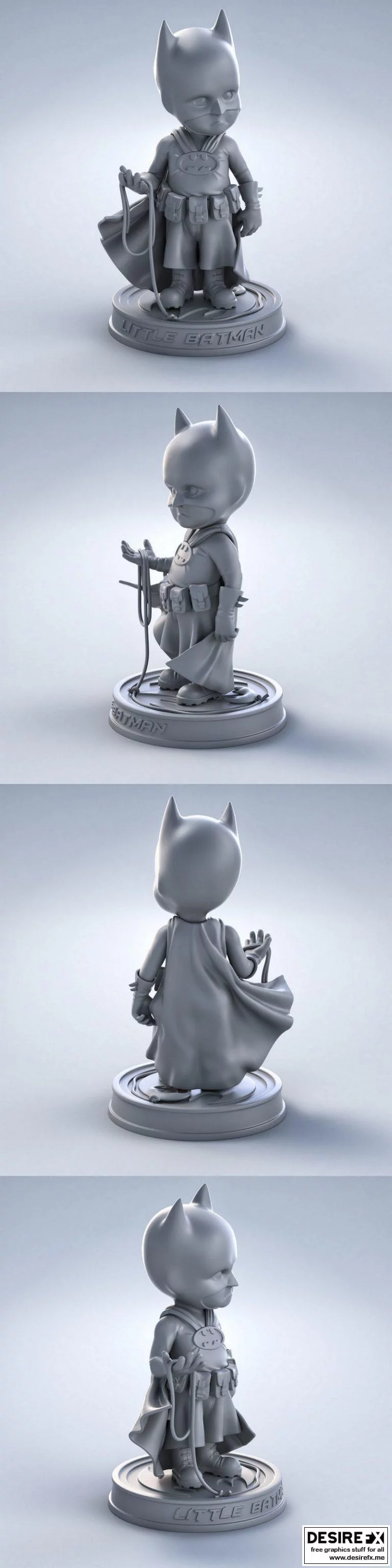 小超人3D打印模型|Little Batman