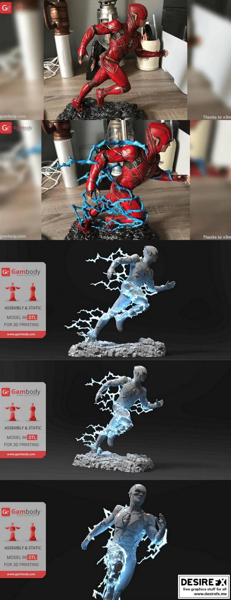 动漫《进击的巨人》角色艾伦·耶格尔 3D打印模型|Flash