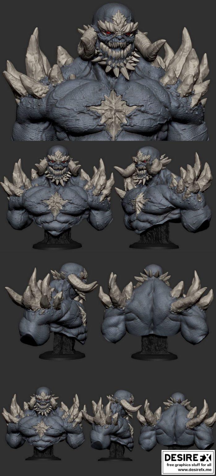 末日崩坏：机械暴徒3D打印模型|Doomsday Bust