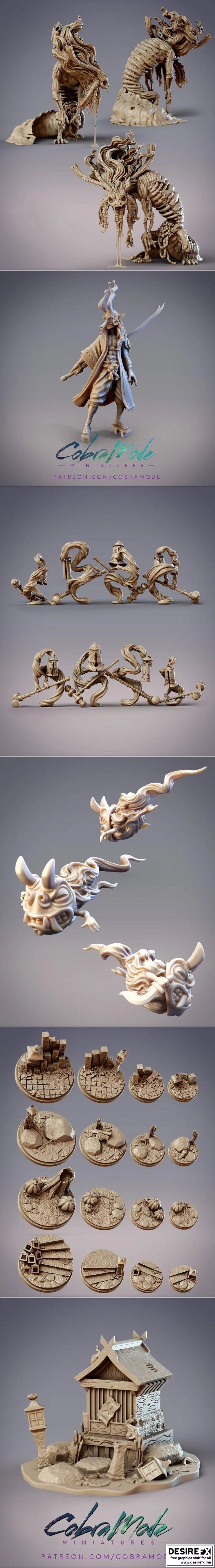 Cobra Mode 10月新品发布：Patreon系列3D打印模型亮相|Cobra Mode Patreon Collection October 2021 Release