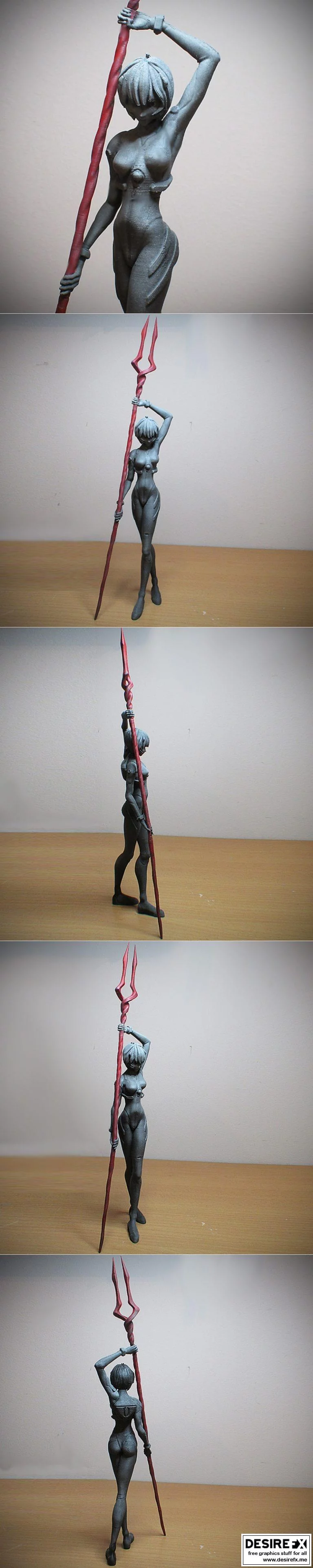 霓虹基因福音：Rei Ayanami 3D打印模型|Rei Ayanami – Neon Gensis Evangelion