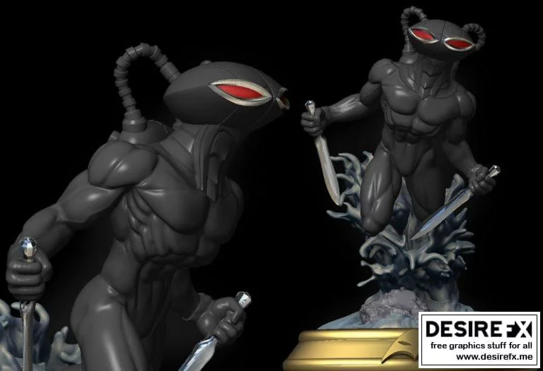 黑曼达3D打印模型|Black Manta