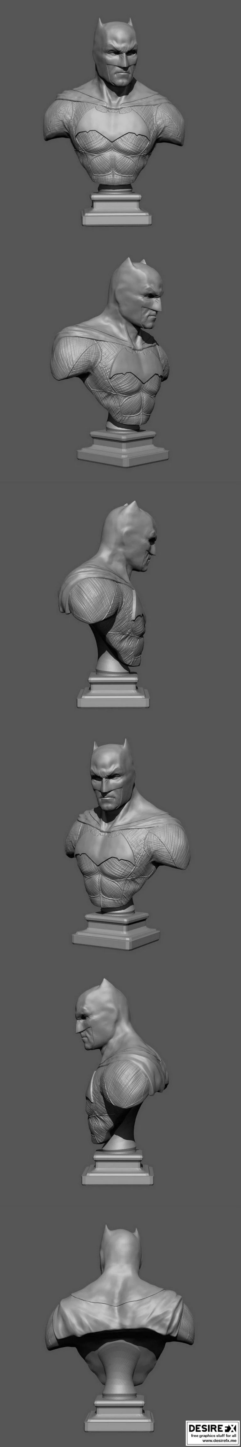 蝙蝠侠3D打印模型|Batman Bust