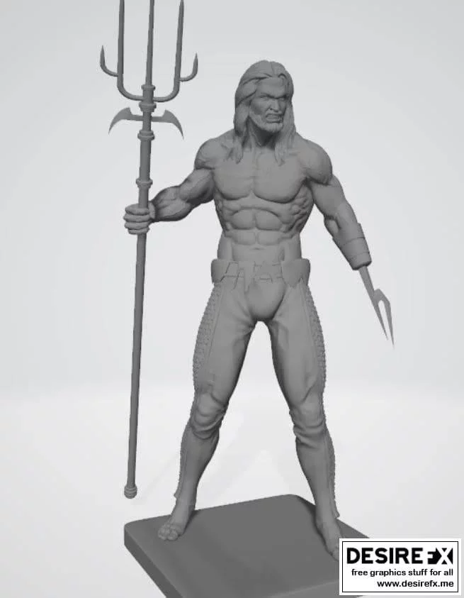 海洋之王3D打印模型|Aquaman