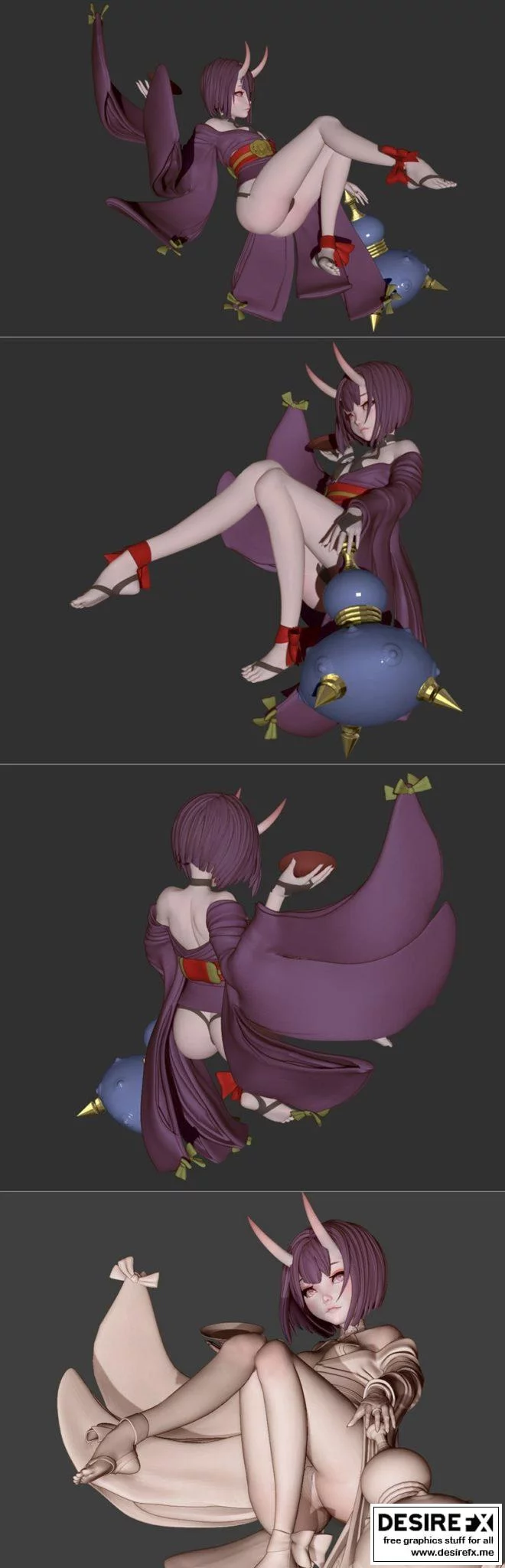 Shuten Douji 3D打印模型集|Shuten Douji